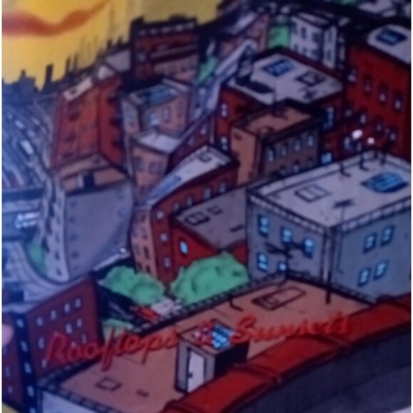 Vintage Reynolds Perry RP55 JNS Co Streetwear Polyester Button Up Shirt XXL Y2K - Picture 11 of 13